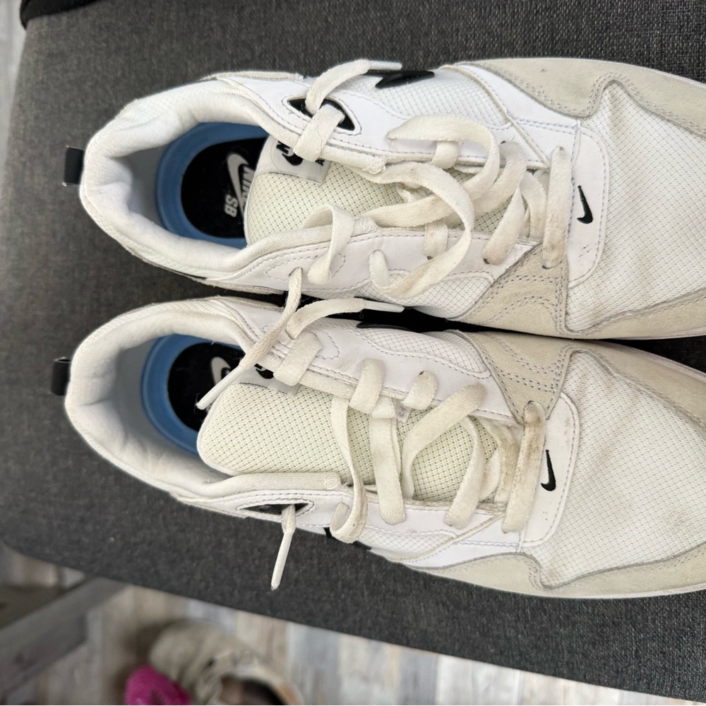 Nike White and Black Athletic Shoes